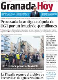 Portada de Granada Hoy (España)