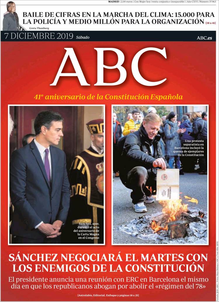 Portada de ABC (España)