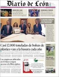 Portada de Diario de León (España)