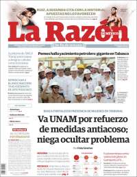 Portada de La Razón (M&eacute;xico)