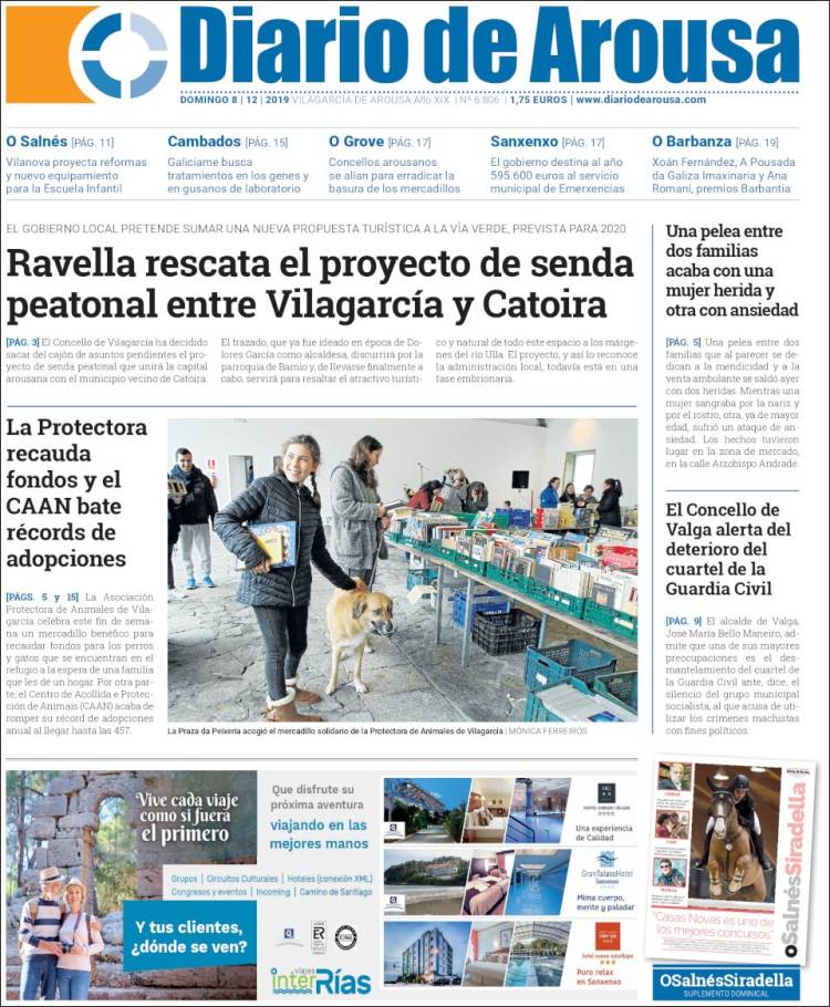 Portada de Diario de Arousa (España)