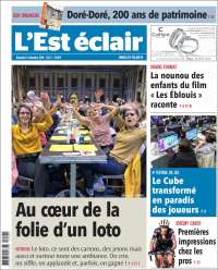Portada de L'Est Eclair (Francia)
