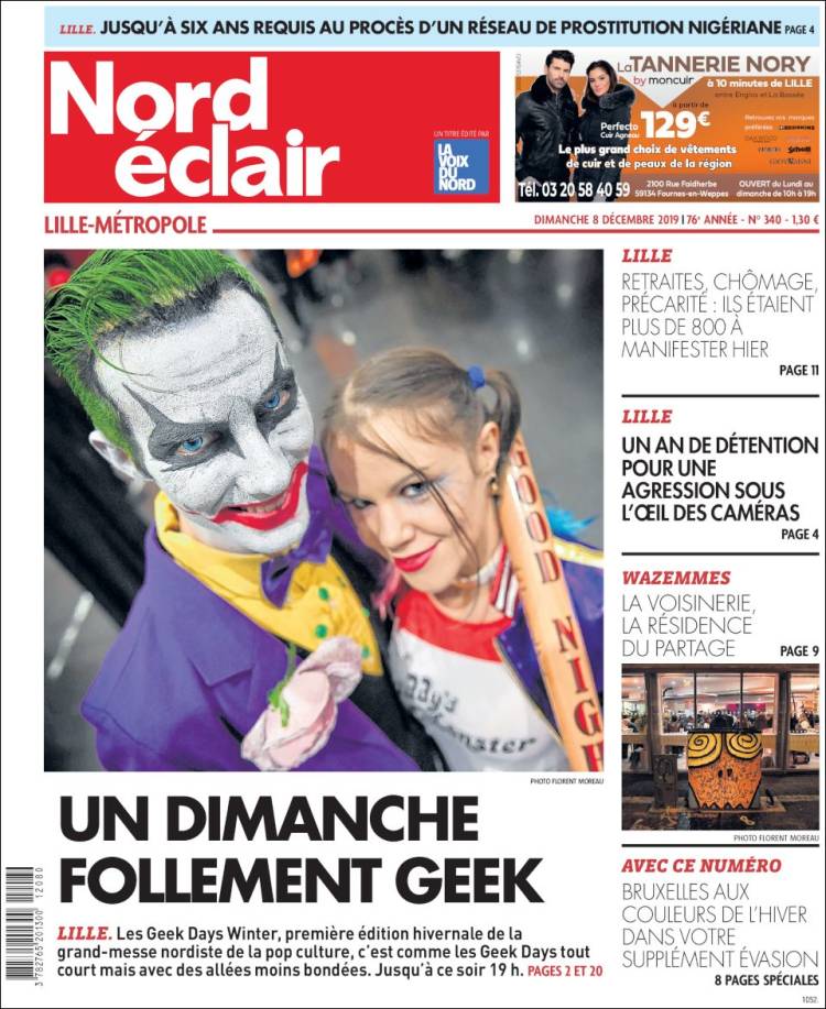 Portada de Nord Éclair (Francia)