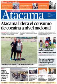 Portada de Diario de Atacama (Chile)