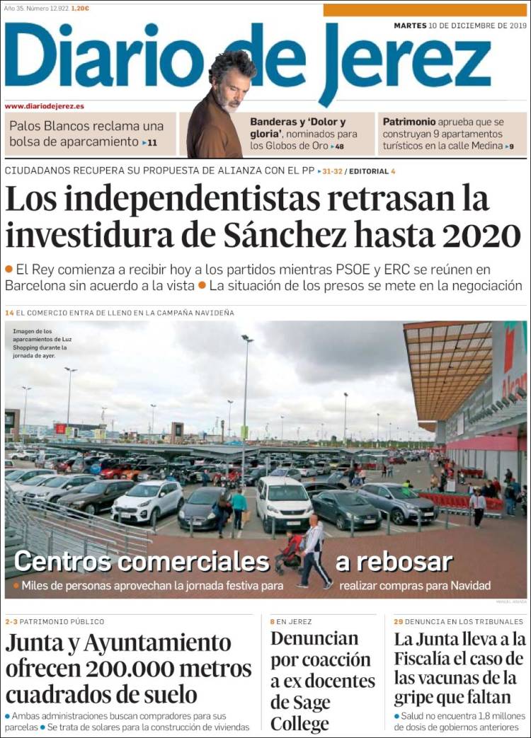 Portada de Diario de Jerez (Espa&ntilde;a)