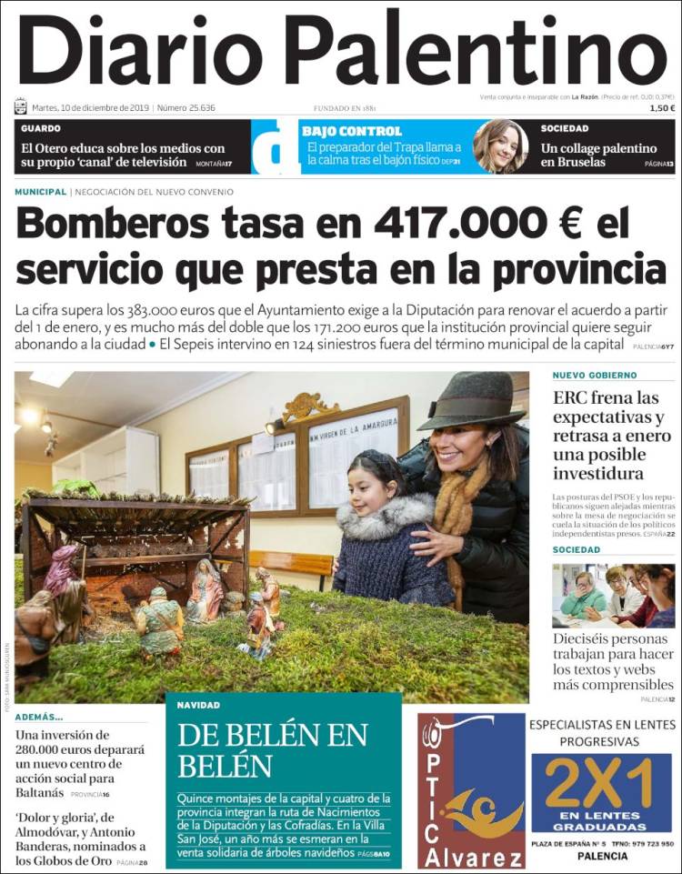 Portada de Diario Palentino (Espa&ntilde;a)