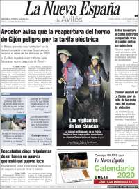 Portada de La Nueva España - Avilés (Espa&ntilde;a)