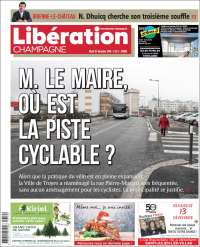 Portada de Libération Champagne (Francia)