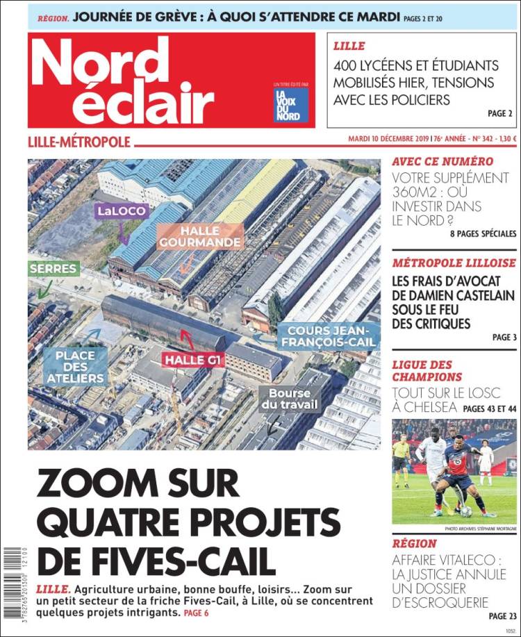 Portada de Nord Éclair (Francia)