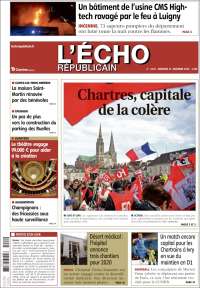 Portada de L'Echo Républicain (Francia)