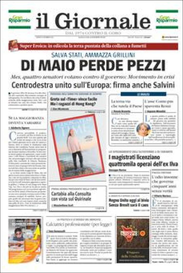 Portada de Il Sole 24 ORE (Italia)