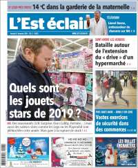 Portada de L'Est Eclair (Francia)