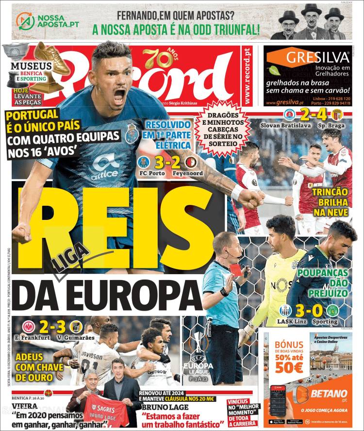 Portada de Record (Portugal)