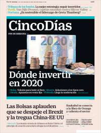 Portada de Cinco Días (España)