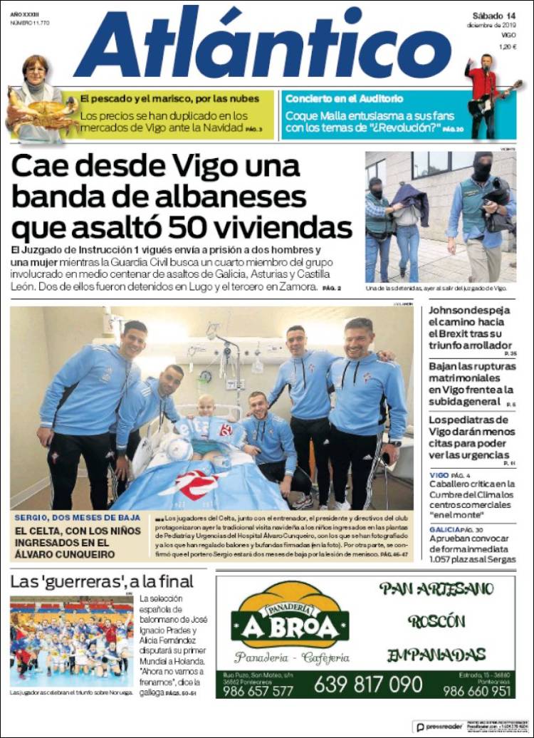 Portada de Atlántico Diario (Espa&ntilde;a)