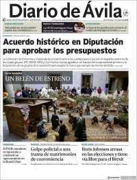 Portada de Diario de Ávila (España)