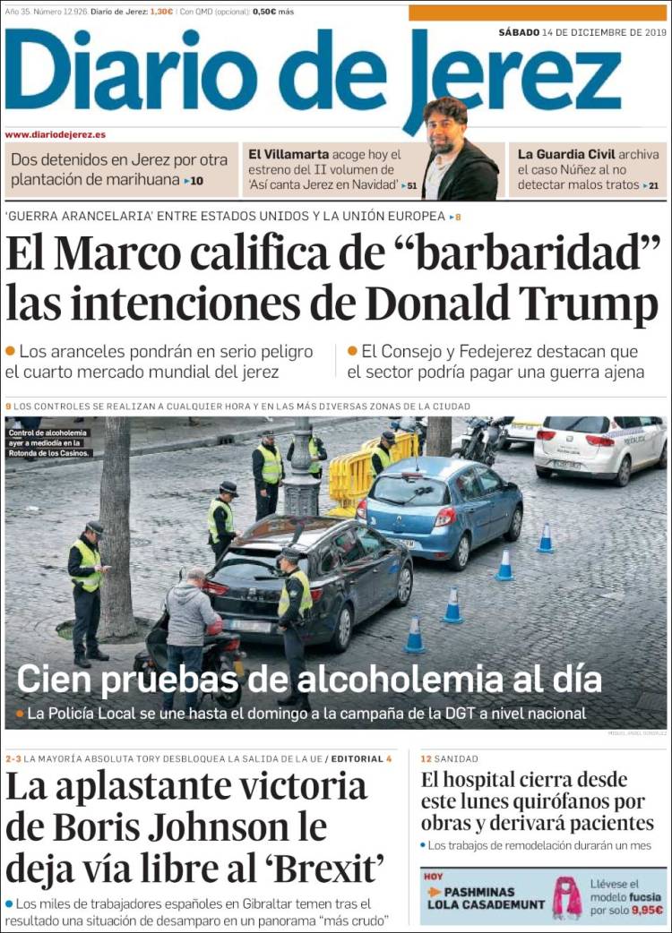 Portada de Diario de Jerez (Espa&ntilde;a)