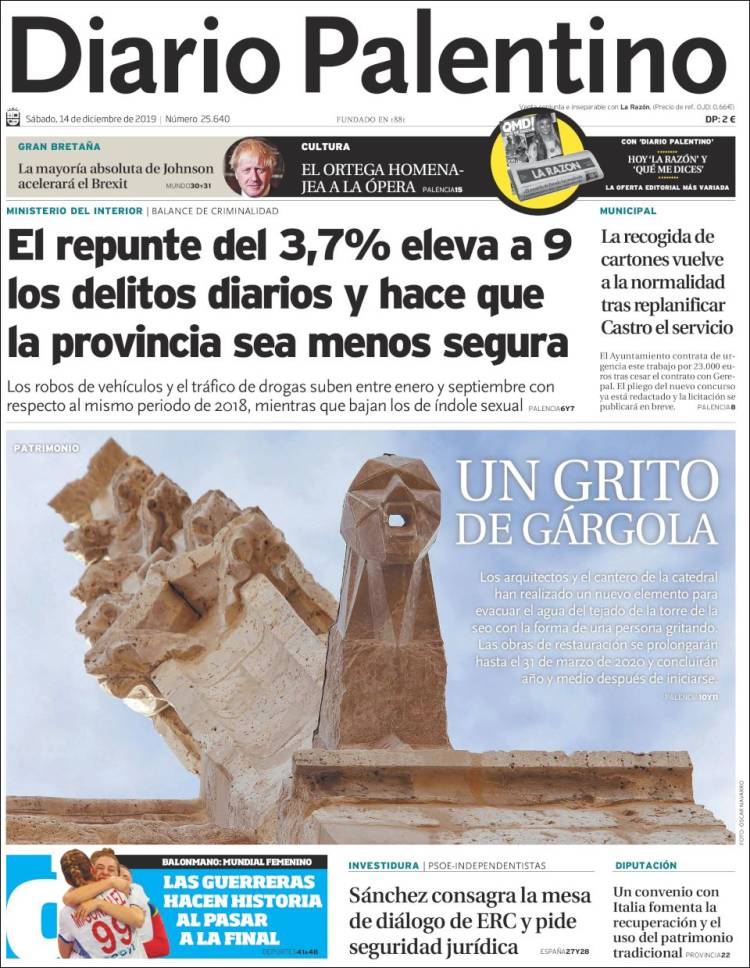 Portada de Diario Palentino (Espa&ntilde;a)