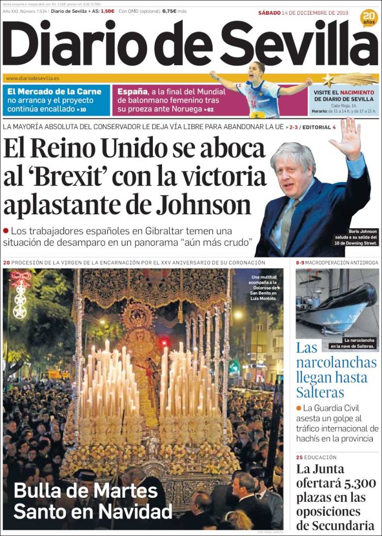 Portada de Diario de Sevilla (Espa&ntilde;a)