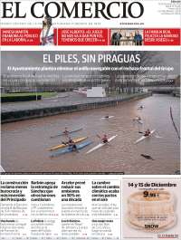 Portada de El Comercio (Espa&ntilde;a)