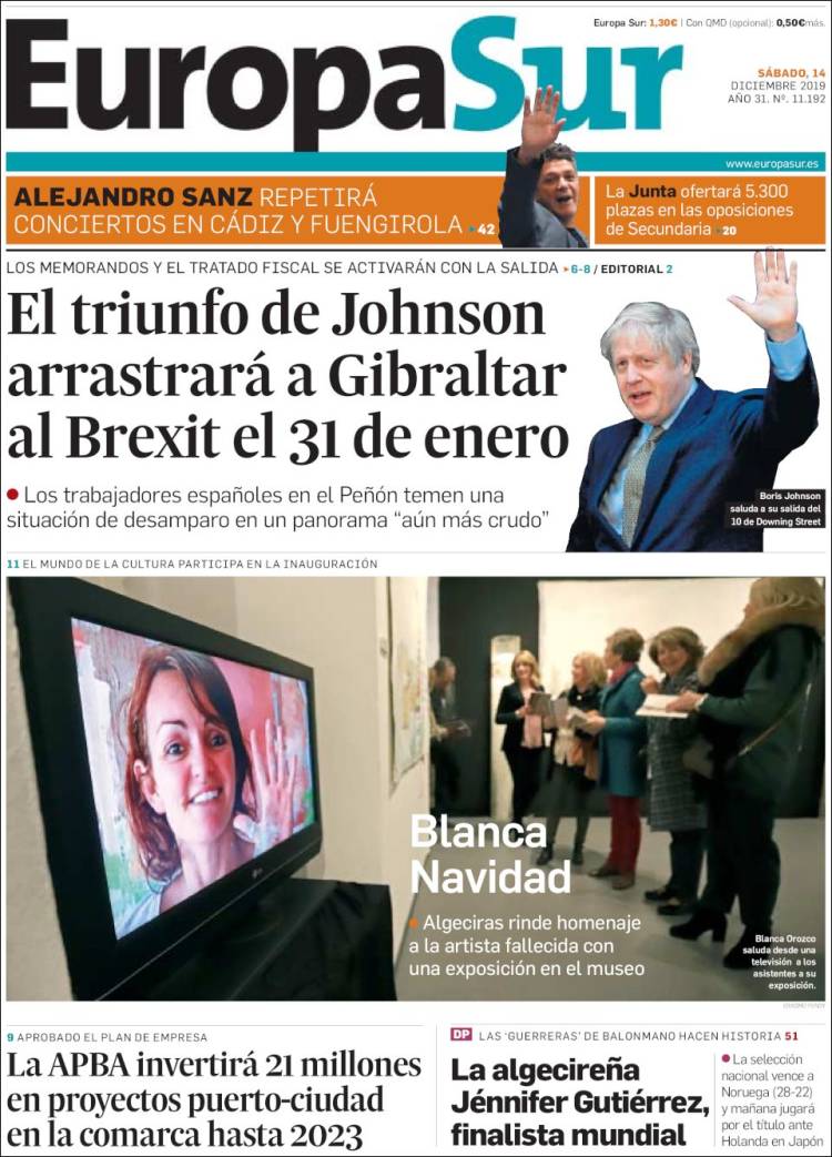 Portada de Europa Sur (Espa&ntilde;a)