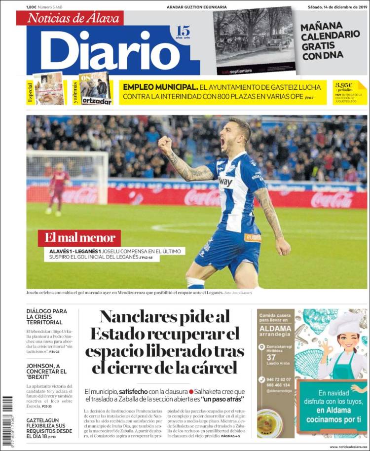 Portada de Noticias de Álava (Espa&ntilde;a)
