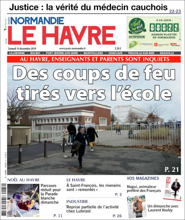 Portada de Le Havre Libre (Francia)