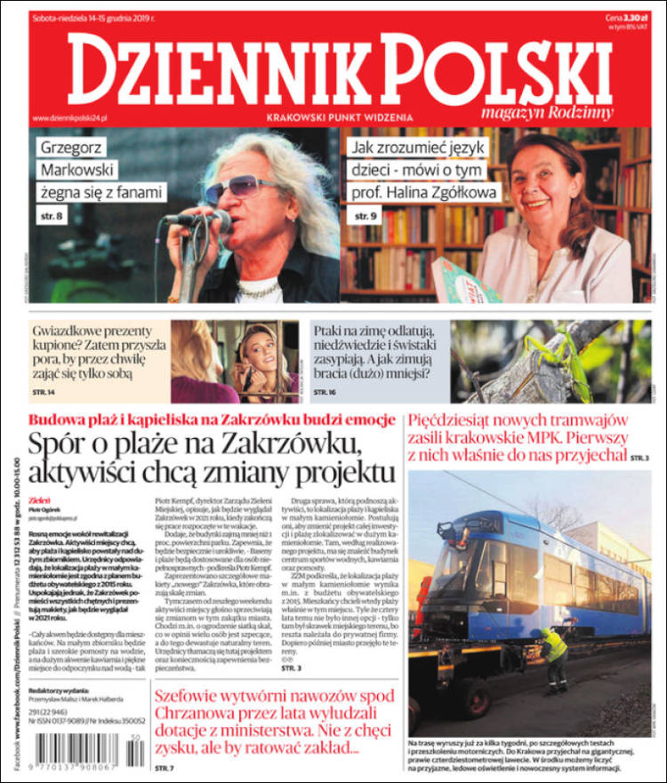 Portada de Dziennik (Polonia)