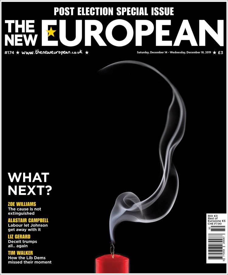 Portada de The New European (Reino Unido)