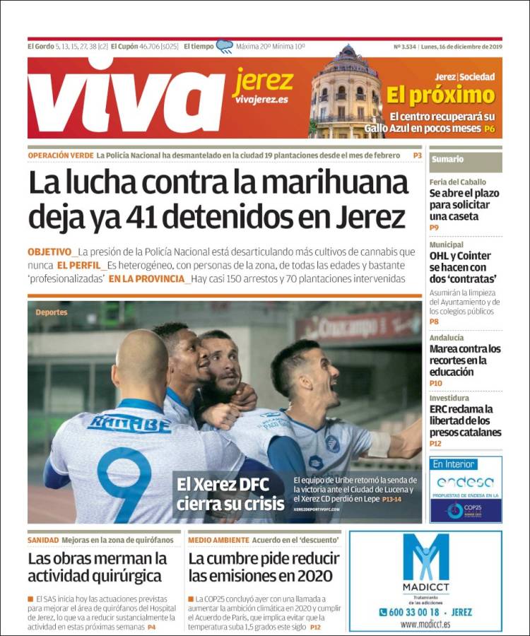 Portada de Viva Jerez (España)