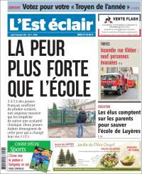 Portada de L'Est Eclair (Francia)