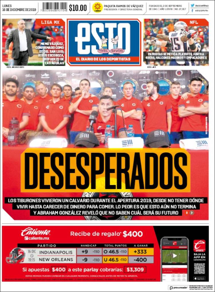 Portada de Esto (M&eacute;xico)