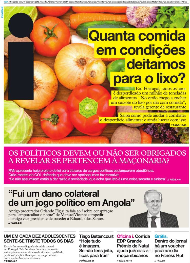 Portada de I - informação (Portugal)