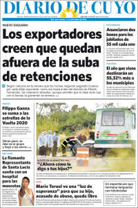 Portada de Diario de Cuyo (Argentina)