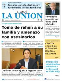 Portada de La Unión (Argentina)