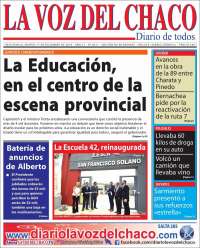 Portada de La Voz del Chaco (Argentina)