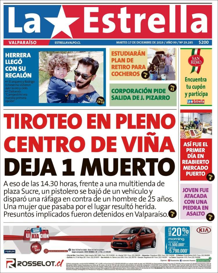 Portada de Estrella de Valparaiso (Chile)