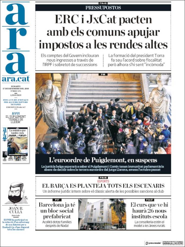 Portada de Ara (España)