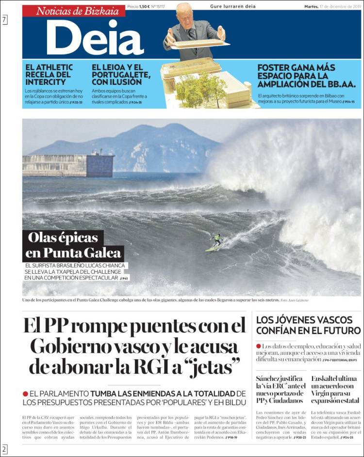 Portada de Deia (España)