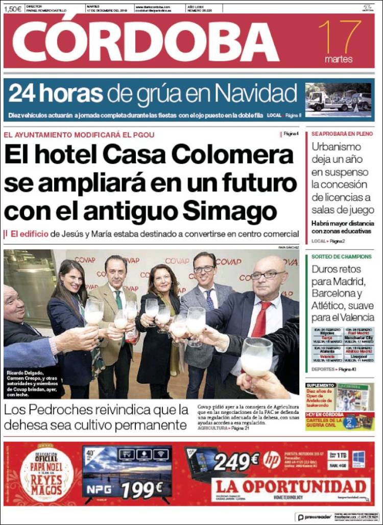 Portada de Diario de Córdoba (Espa&ntilde;a)