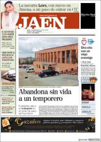 Portada de Diario Jaén (España)