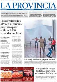 Portada de La Provincia (Espa&ntilde;a)