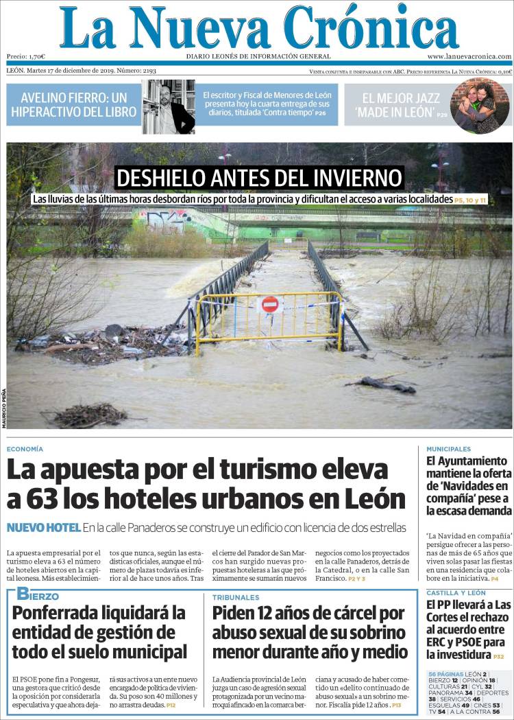 Portada de La Nueva Crónica (Espa&ntilde;a)