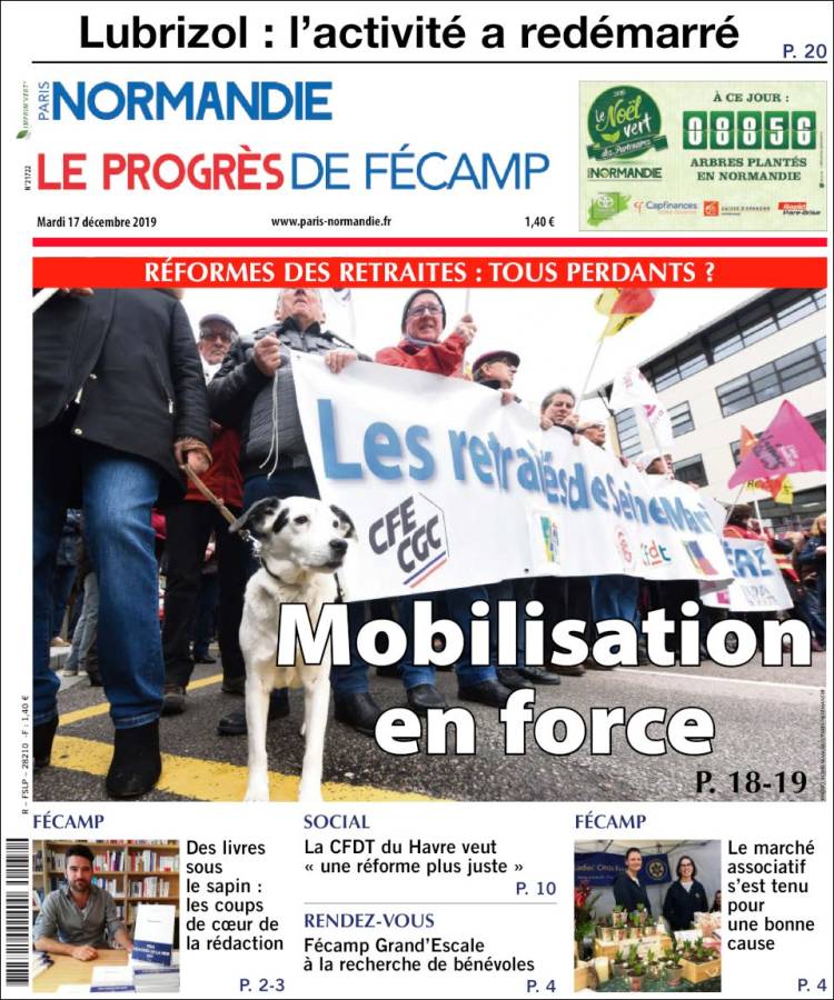 Portada de Progres de Fecamp (Francia)