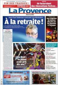 Portada de La Provence (Francia)