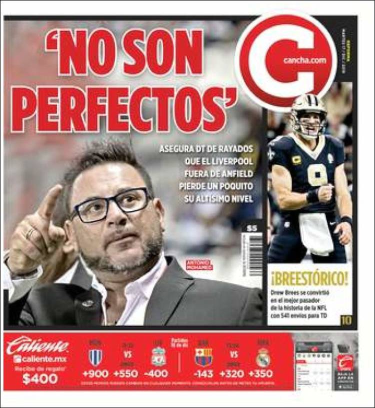 Portada de Cancha (México)