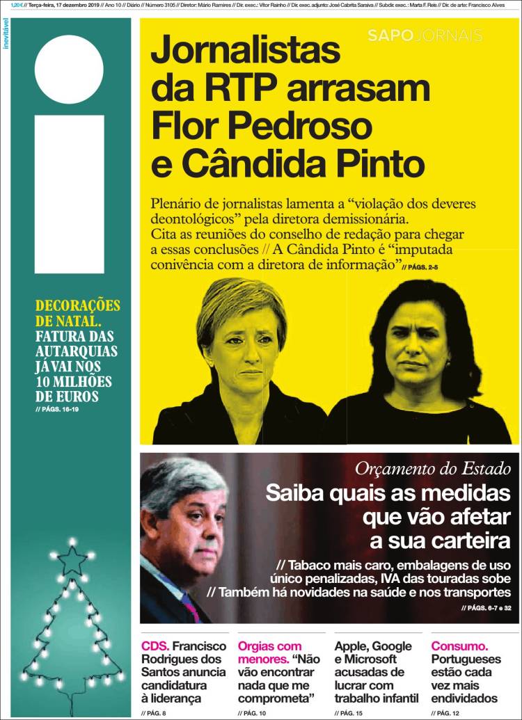 Portada de I - informação (Portugal)