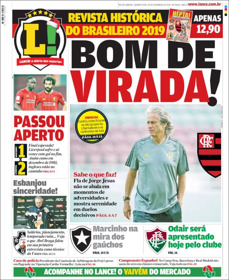 Portada de Lance! (Brasil)