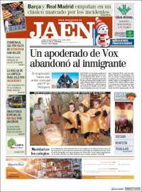 Portada de Diario Jaén (España)
