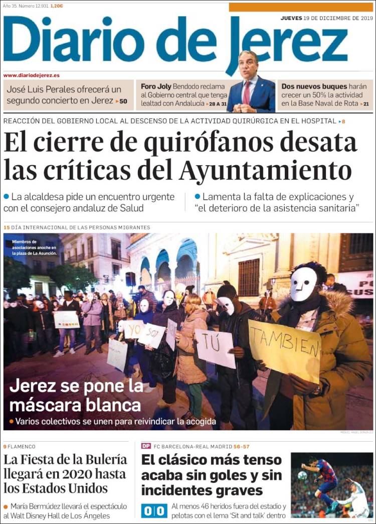Portada de Diario de Jerez (España)